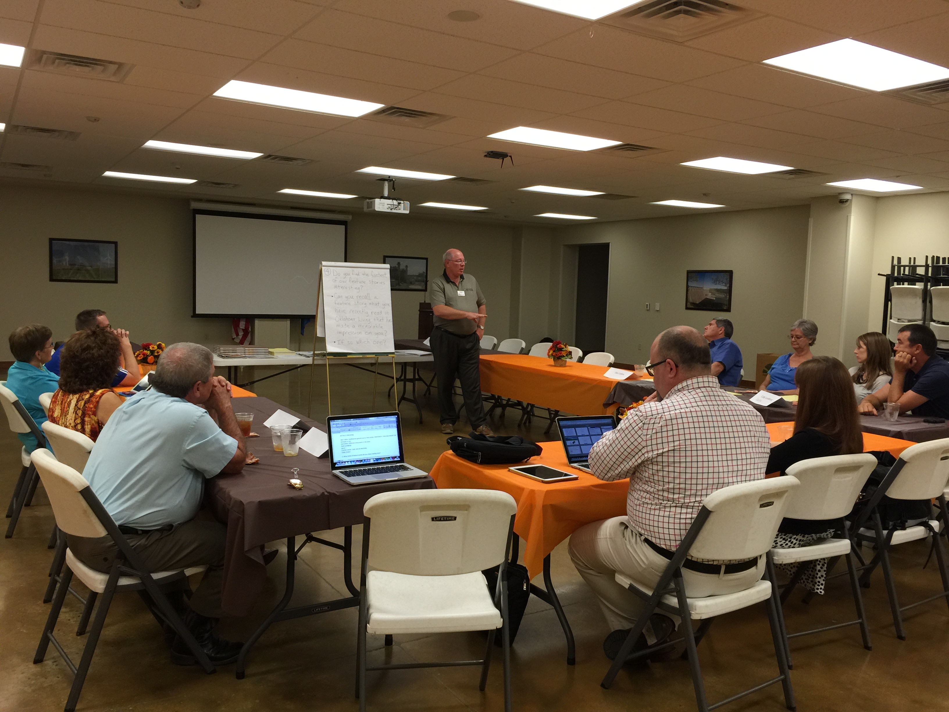 Focus Group at Ozarks Electric Cooperative in Stillwell, Okla. 